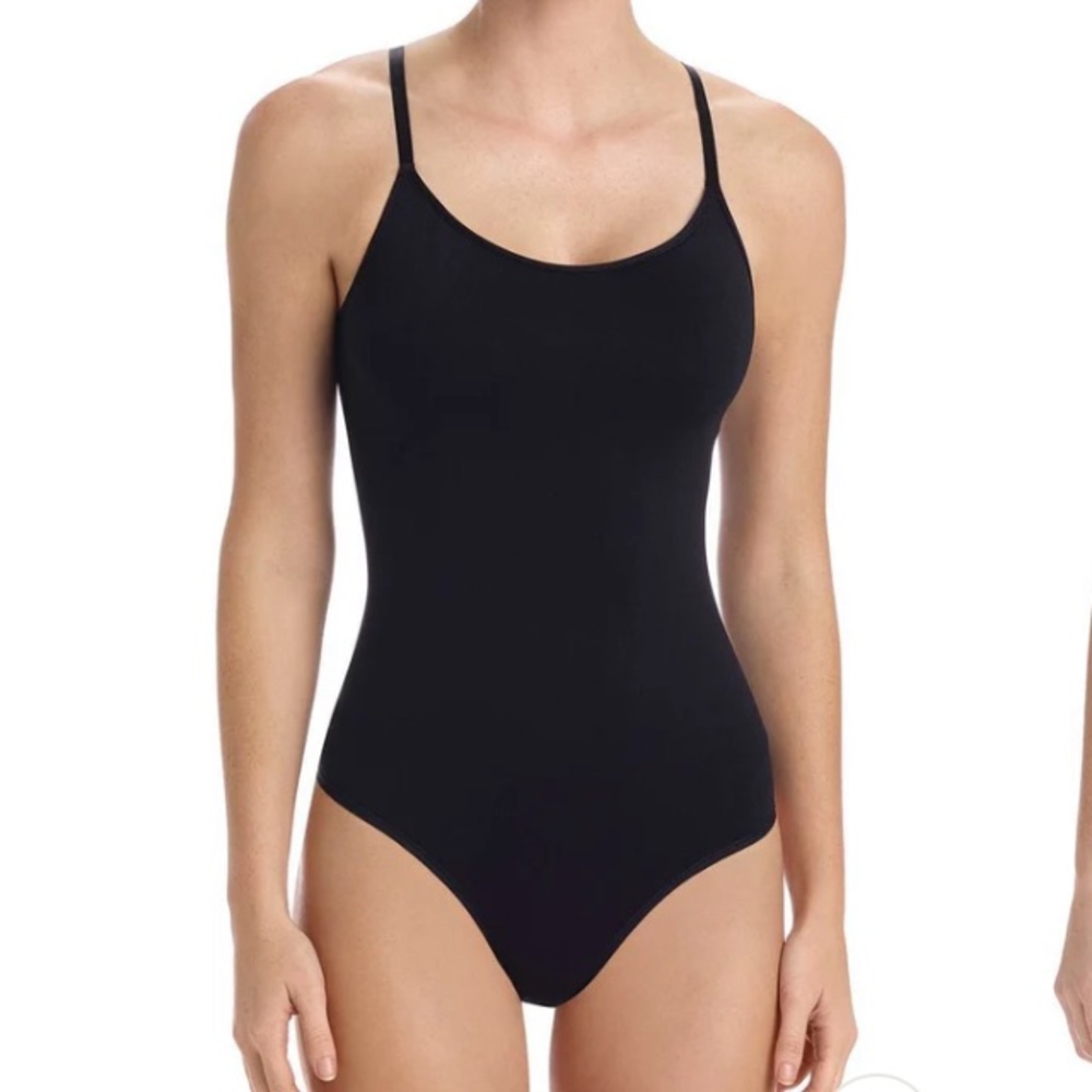 ❤️3X20 WOMEN - MInimalist Black Cami-Bodysuit | M